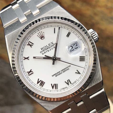 rolex uhren quarz 750 gold|rolex oyster quartz datejust.